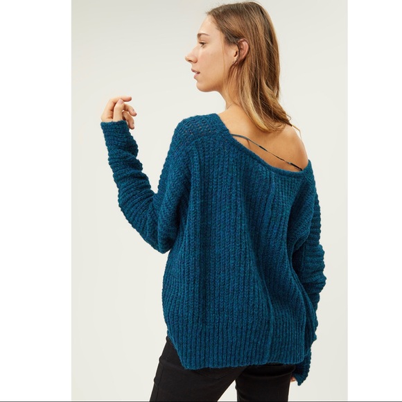 FREE PEOPLE BOHO PULLOVER OVERSIZED SWEATER A2C - Picture 11 of 16